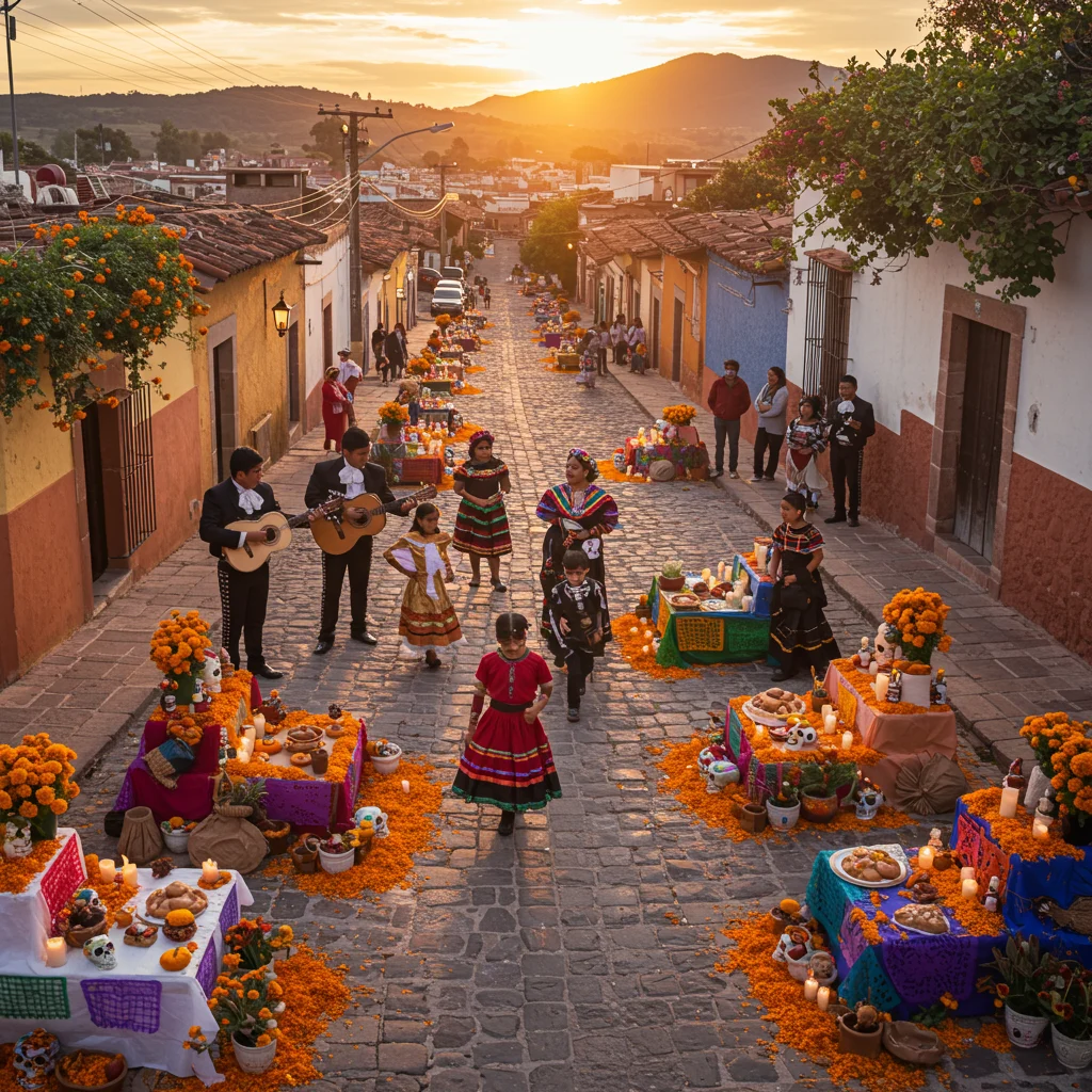 Día de los Muertos poza Meksykiem
