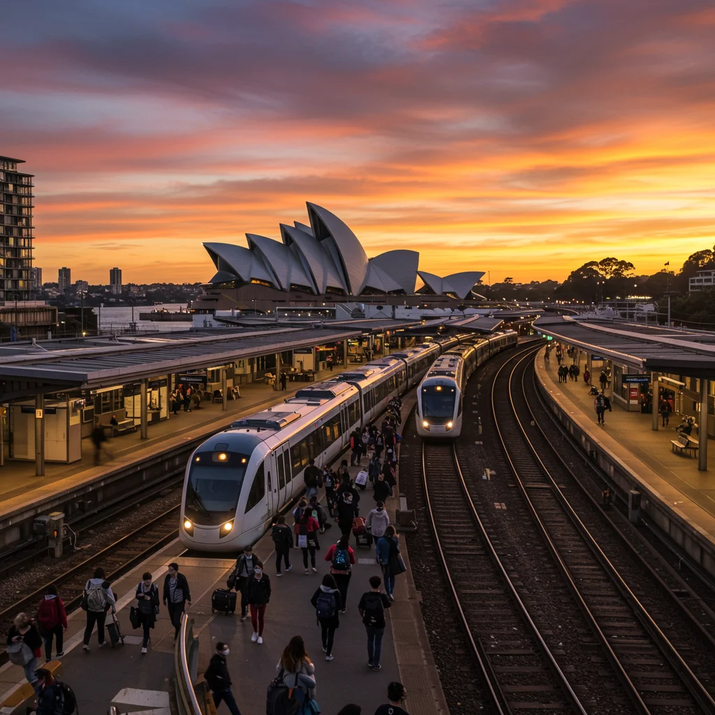 Gdzie znajduje się dworzec w Sydney?
