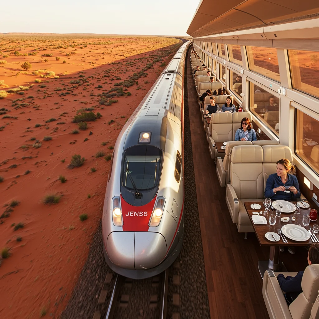 Jakie udogodnienia oferuje pociąg na trasie Sydney – Melbourne?