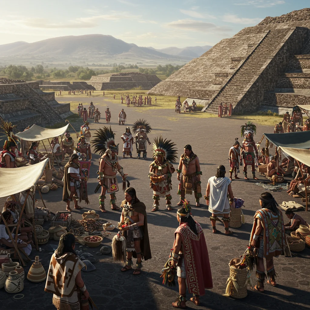 Kontakty Teotihuacan z innymi kulturami