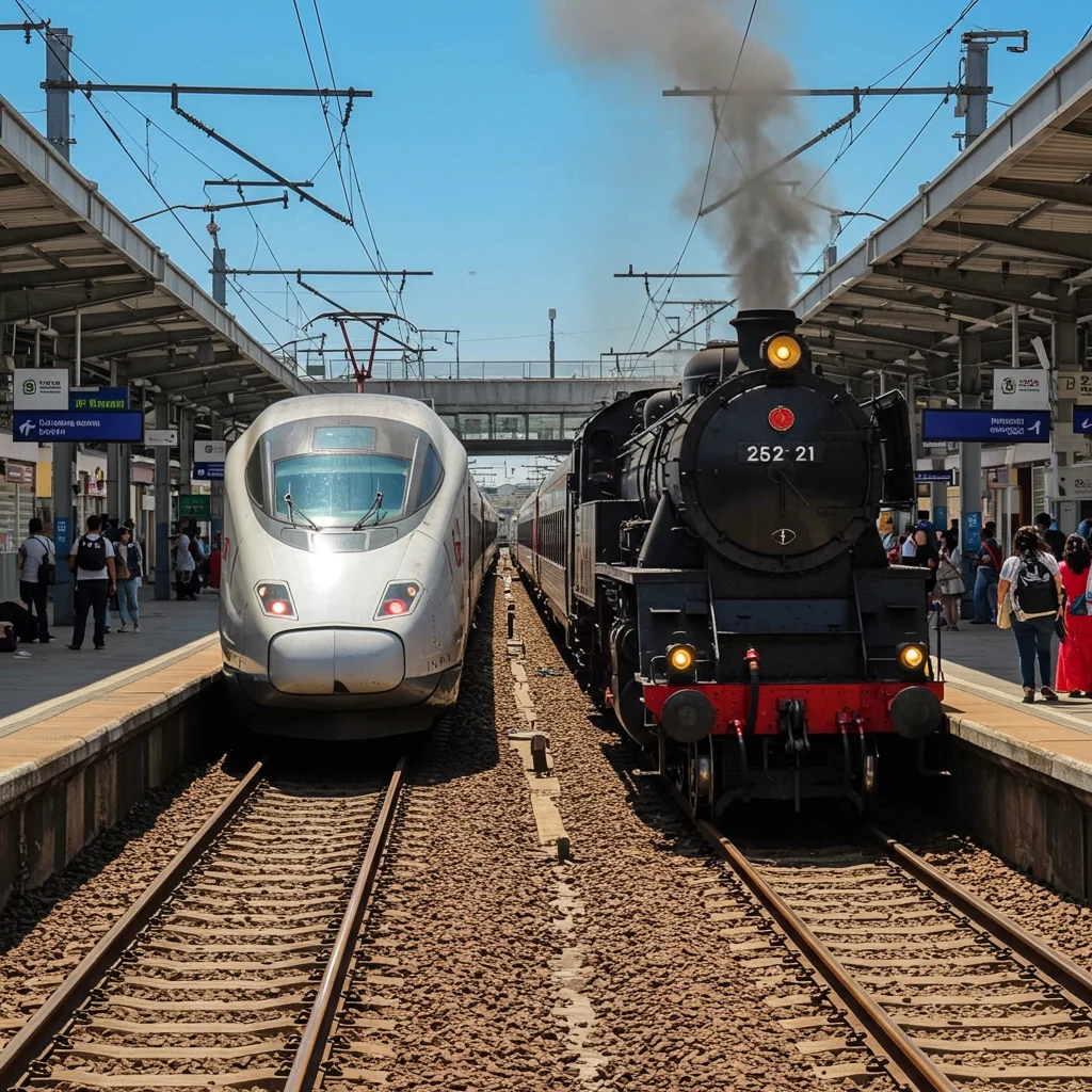 Rodzaje pociągów kursujących na tej trasie