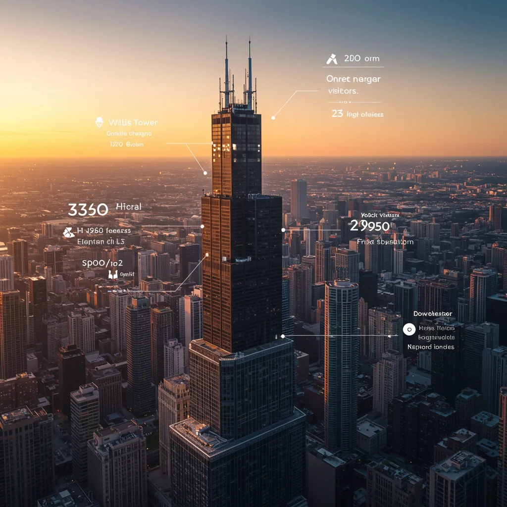 Willis Tower w liczbach: imponujące statystyki